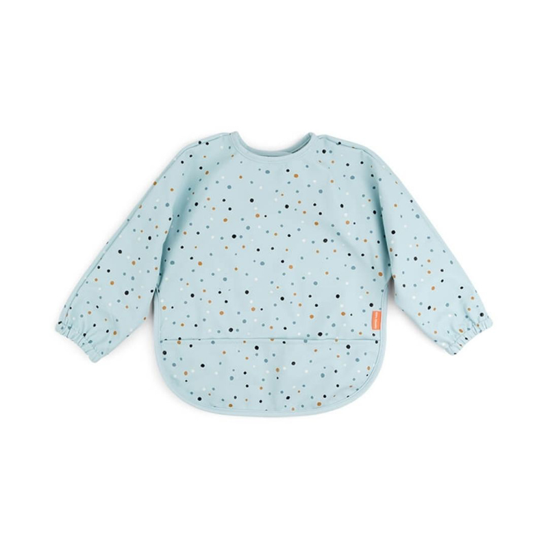 Slika za Done by Deer® Podbradnjak s rukavima Happy Dots Blue