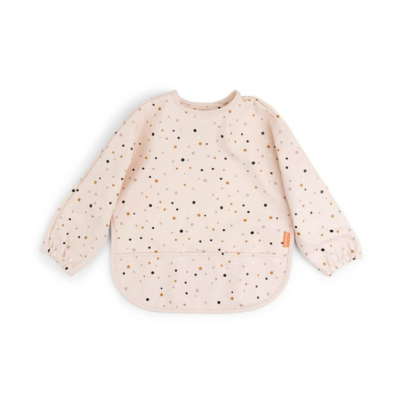 Slika za Done by Deer® Podbradnjak s rukavima Happy Dots Powder