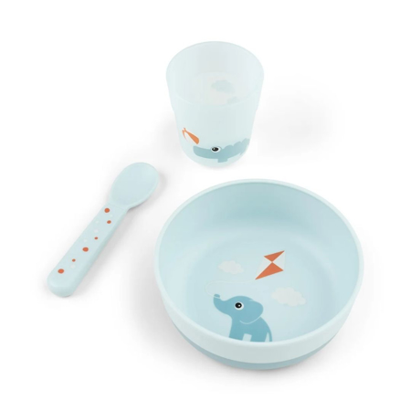 Slika za Done by Deer® Prvi set za hranjenje Foodie Playground Blue