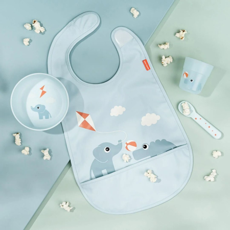 Slika za Done by Deer® Prvi set za hranjenje Foodie Playground Blue
