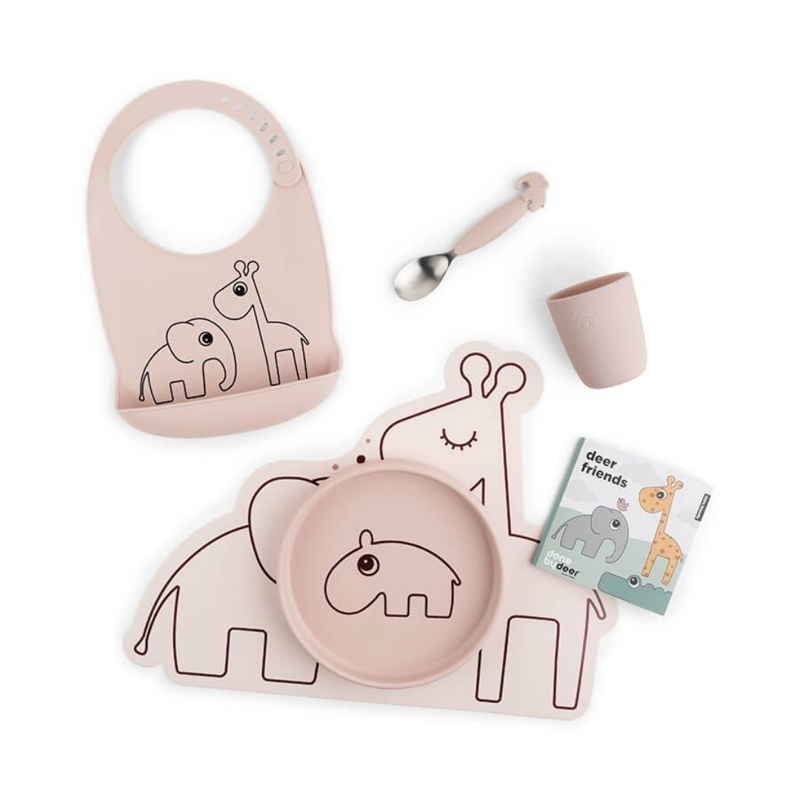 Done by Deer® Darilni set za hranjenje Deer friends Powder