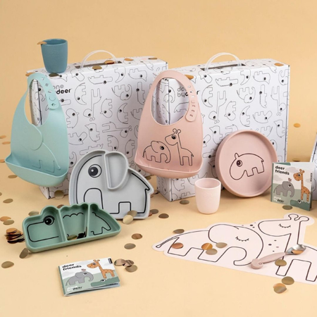 Done by Deer® Darilni set za hranjenje Deer friends Powder