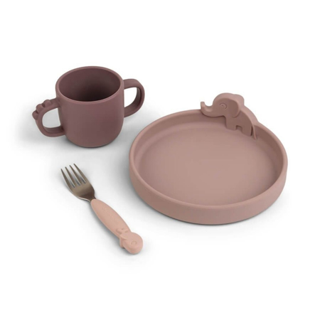 Slika za Done by Deer® Set za jelo Peekaboo Powder
