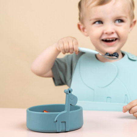 Slika za Done by Deer® Prvi set za jelo Peekaboo Blue