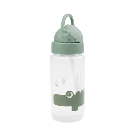 Done by Deer® Steklenička s slamico Croco 350 ml