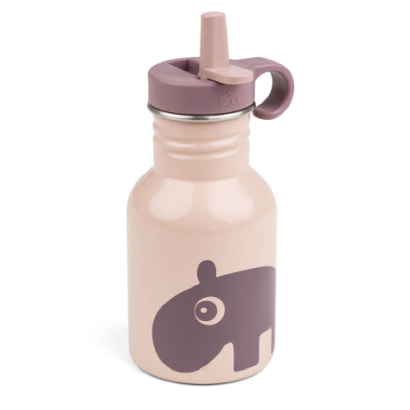 Done by Deer® Kovinska steklenička s slamico Ozzo Powder 350 ml