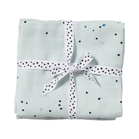 Slika za Done by Deer® Set pelena za povijanje Dreamy Dots Blue 120x120