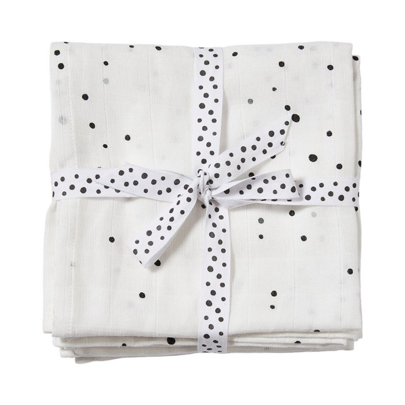 Slika za Done by Deer® Set pelena za povijanje Dreamy Dots White 120x120