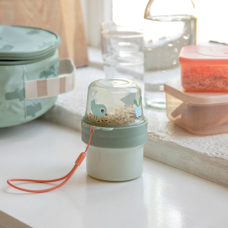 Picture of Done by Deer® To Go snack container S Birdee Green