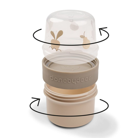 Picture of Done by Deer® To Go snack container S Birdee Sand