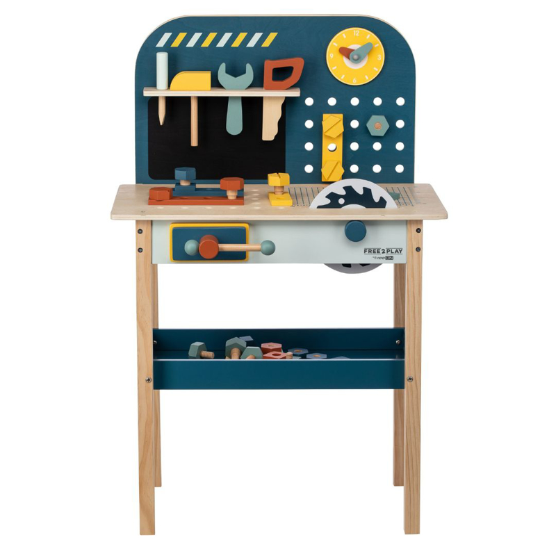 Free2Play® Moja prva lesena delavnica z dodatki