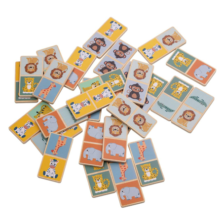 Slika za Free2Play® Drvena društvena igra Domino (28 komada)