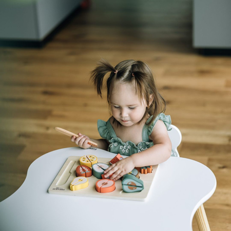 Immagine di  Free2Play® Frutta in legno su vassoio