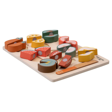 Immagine di  Free2Play® Frutta in legno su vassoio