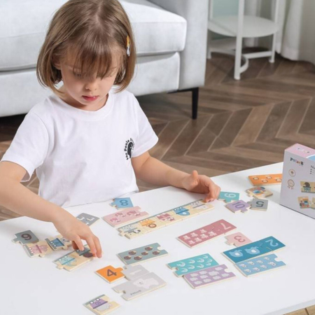 Picture of PolarB® Wooden Puzzle Numbers