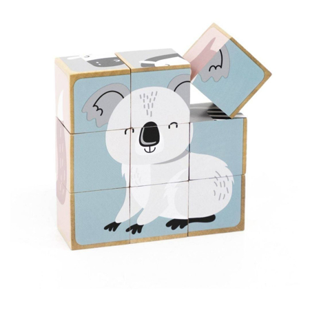 Picture of PolarB® Wooden Puzzle blocks 6 pcs