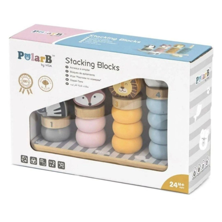 PolarB® Drvena slagalica Životinje