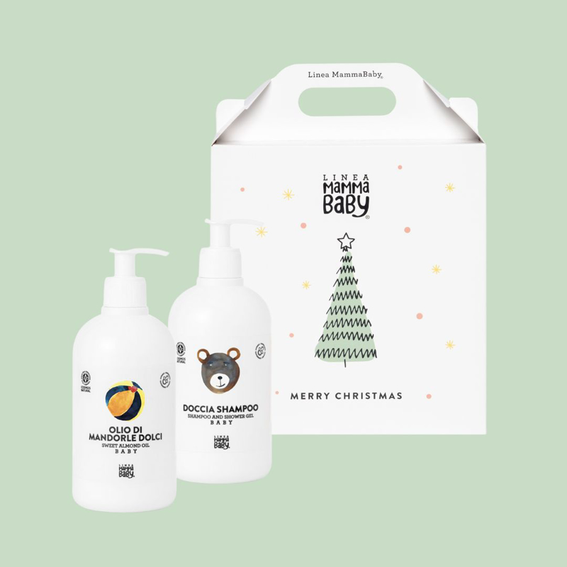 Slika za  Linea MammaBaby® Poklon paket - Bademovo ulje i šampon 500 ml