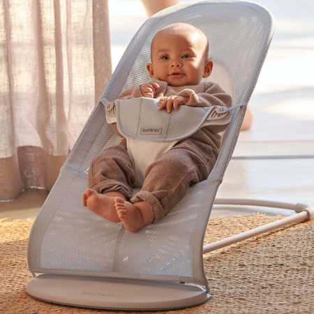 BabyBjörn® Gugalnik Balance Soft Mesh Grey Silver/White