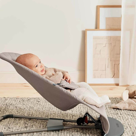 Slika za BabyBjörn® Ležaljka Balance Bliss Woven Classic Quilt Sand Grey