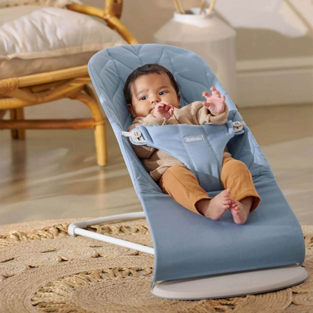 Slika za BabyBjörn® Ležaljka Balance Bliss Woven Petal Blue