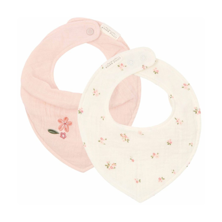Slika za Little Dutch® Pamučne podbradnice Fairy Blossom & Blossom 2 kom