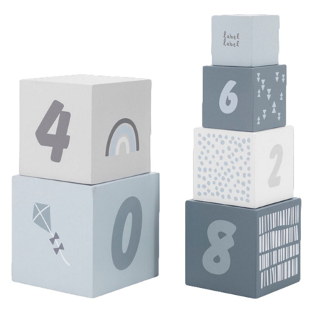 Label Label® Kocke s brojevima Blue