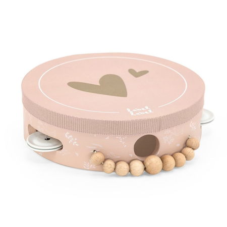Slika za Label Label® Drveni tamburin Pink