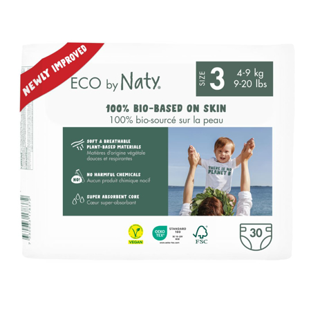 Slika Eco by Naty® Ekološke plenice 3 (4-9 kg) 30 kosov