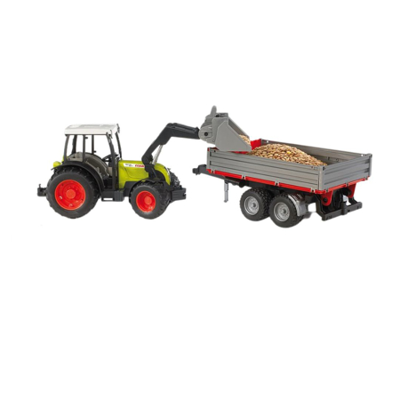 Bruder® Traktor s prikolico Claas Nectis 267 F