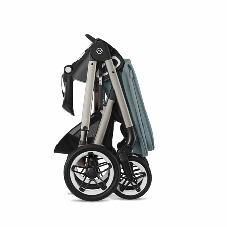 Cybex® Otroški voziček Talos S LUX (0-22 kg) Stormy Blue (Taupe Frame)
