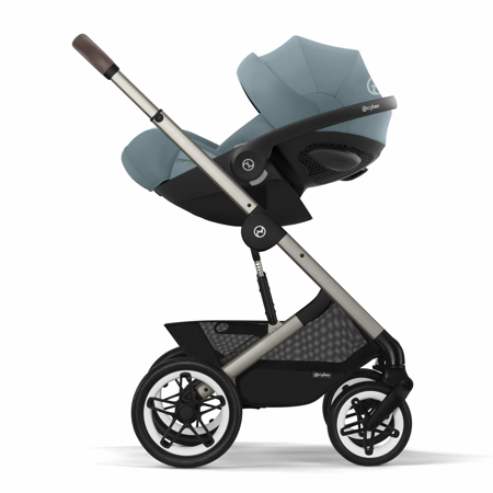 Cybex® Otroški voziček Talos S LUX (0-22 kg) Stormy Blue (Taupe Frame)