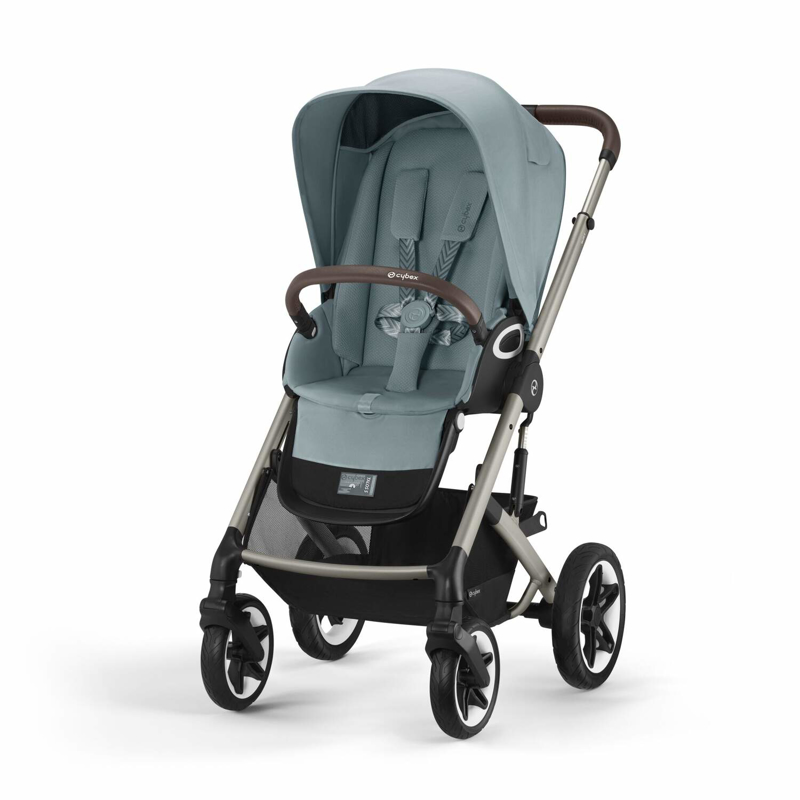 Cybex® Otroški voziček Talos S LUX (0-22 kg) Stormy Blue (Taupe Frame)
