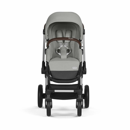 Cybex® Otroški voziček 2v1 Eos™ Lux Stone Grey (Silver Frame)