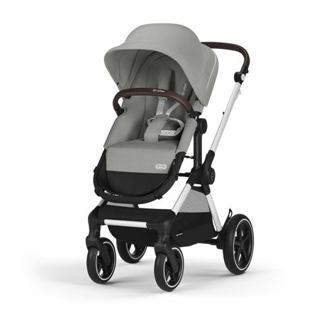 Cybex® Otroški voziček 2v1 Eos™ Lux Stone Grey (Silver Frame)