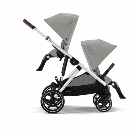 Cybex® Otroški voziček Gazelle™ S Stone Grey (Silver Frame)
