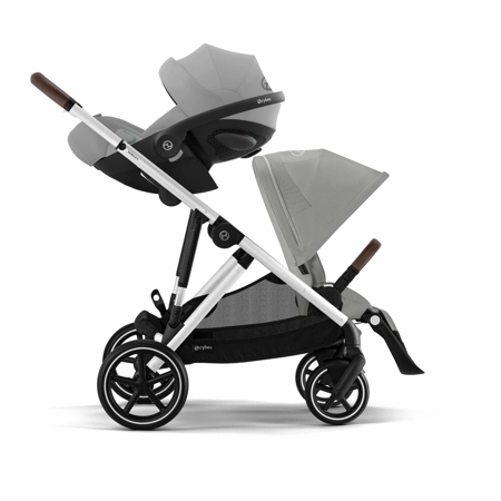 Cybex® Otroški voziček Gazelle™ S Stone Grey (Silver Frame)
