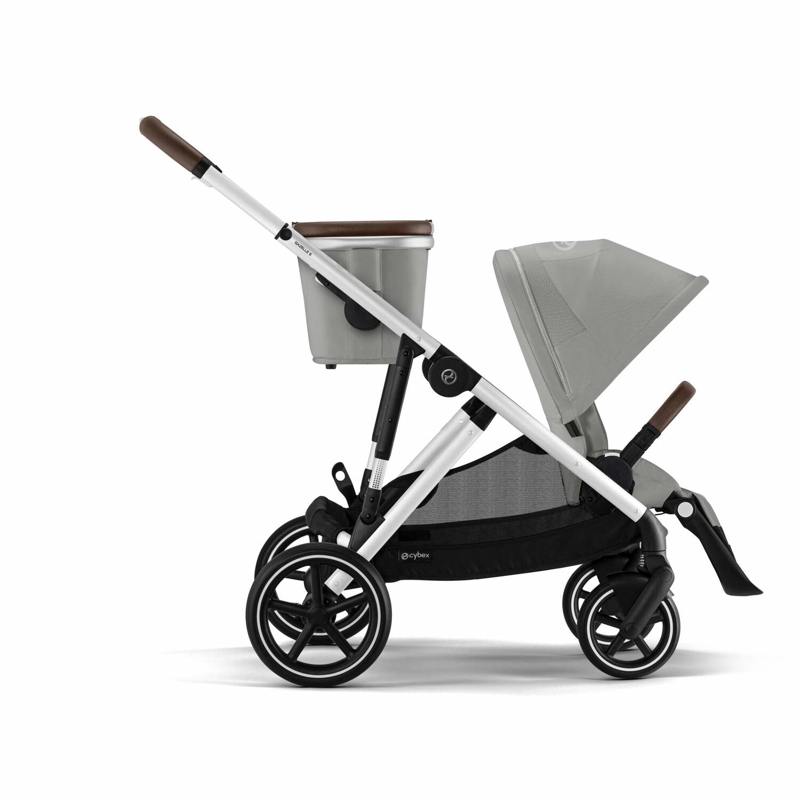 Cybex® Otroški voziček Gazelle™ S Stone Grey (Silver Frame)