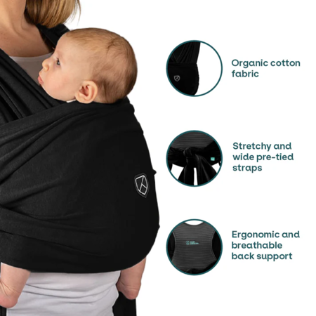 Picture of Koala Babycare® Baby Carrier Wrap Band 2 Full Black