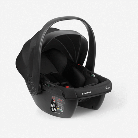 KikkaBoo® Otroški voziček s košaro 3v1 Modena Black