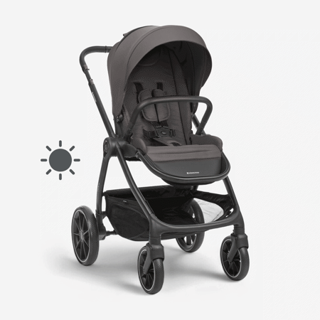 Slika za  KikkaBoo® Dječja kolica s košarom 3u1 Modena Dark Grey