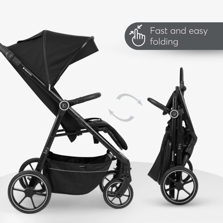 KikkaBoo® Otroški voziček Lucy Black