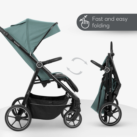 KikkaBoo® Otroški voziček Lucy Mint