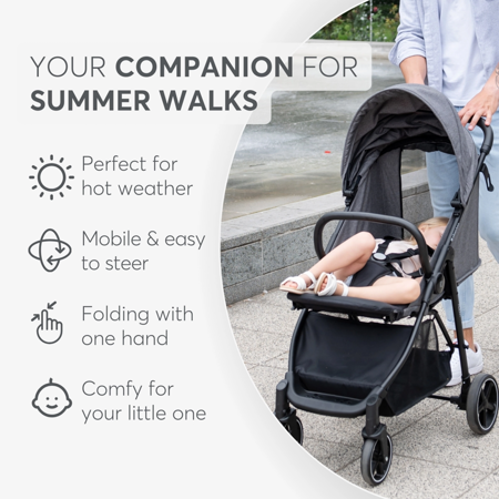 Picture of KikkaBoo® Pushchair Alexa Light Grey