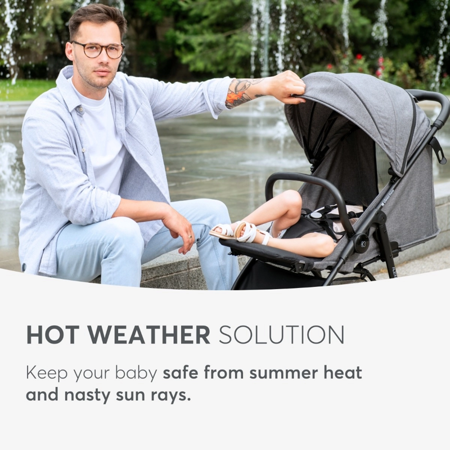 Picture of KikkaBoo® Pushchair Alexa Light Grey