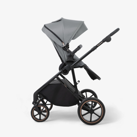 KikkaBoo® Otroški voziček s košaro 2v1 Thea Grey