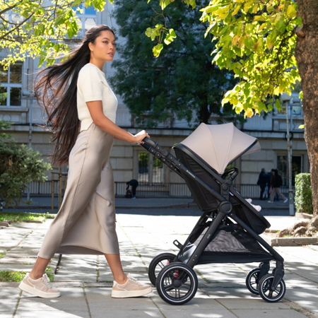 Picture of KikkaBoo® Stroller with carrycot 3v1 Ava Black