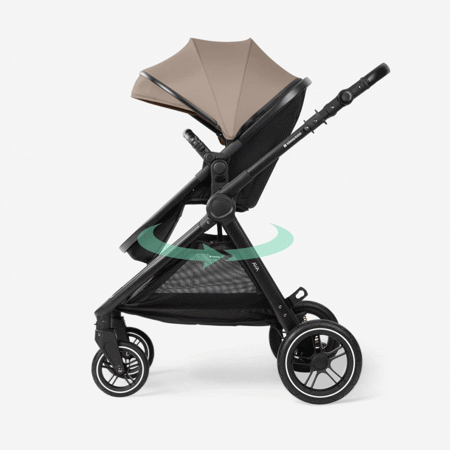 Slika za KikkaBoo® Dječji kolica s košarom 3u1 Ava Army Beige