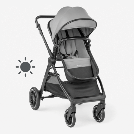 Picture of KikkaBoo® Stroller with carrycot 3v1 Ava Grey