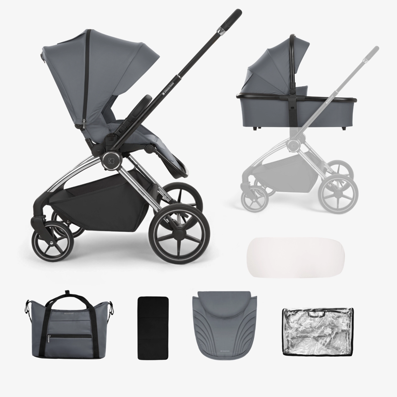 Slika za KikkaBoo® Dječja kolica s košarom 2v1 Kara Grey